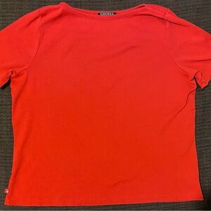 Lauren Ralph Lauren Red Short Sleeve Tee